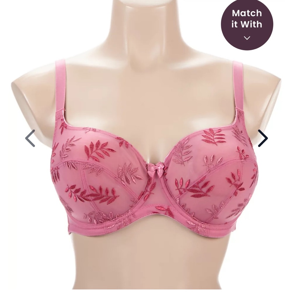 Panache Tango Balconette Bra in Color Rose